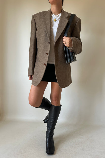 CACHAREL herringbone blazer
