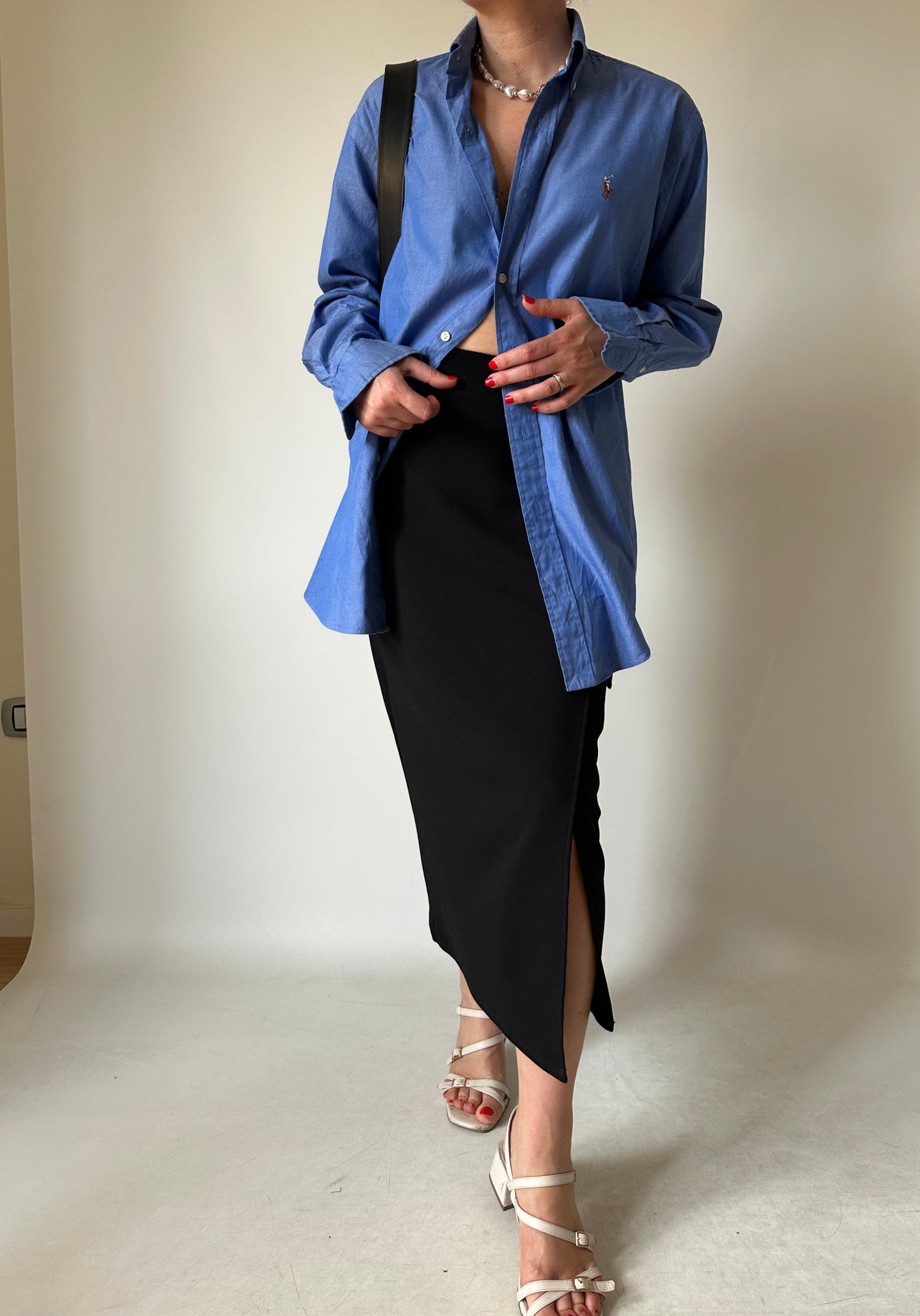 RALPH LAUREN blue electric shirt