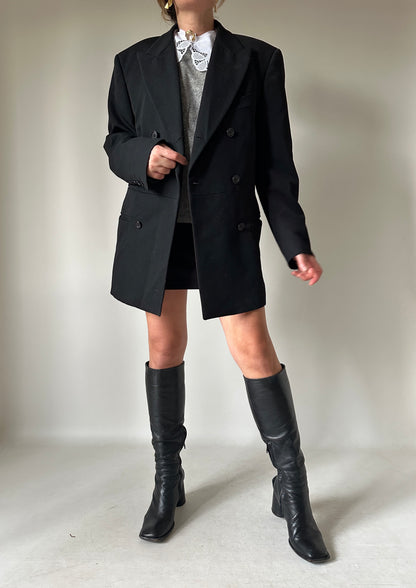 ZEGNA wool tasmania oversize blazer