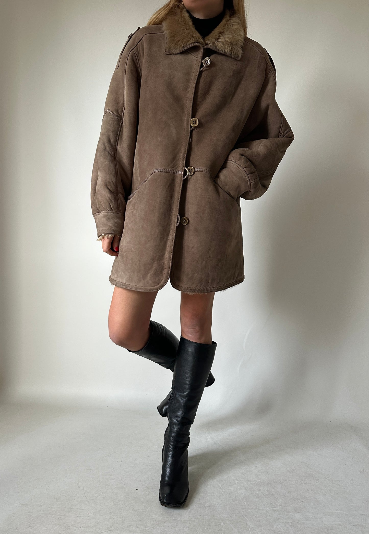 Perfect brown Shearling