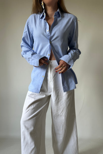 CALVIN KLEIN minimal blue shirt