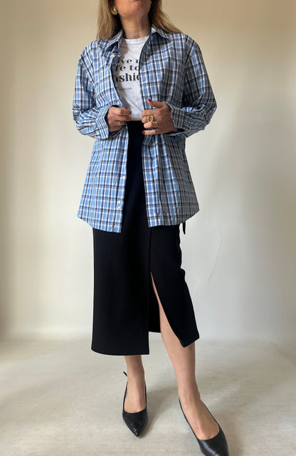 TOMMY HILFIGER tartan oversize shirt