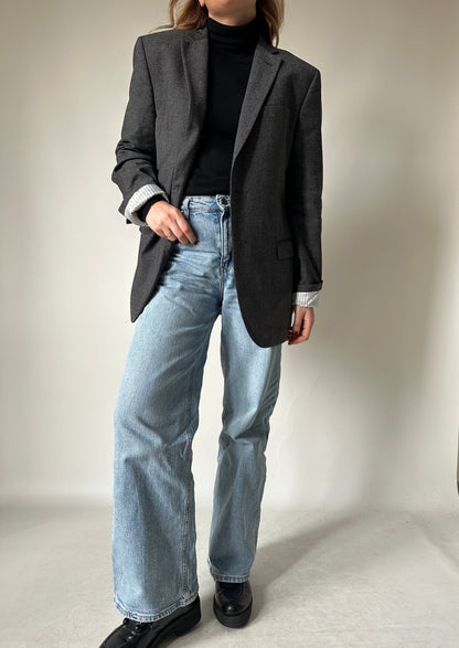 Light wool grey blazer