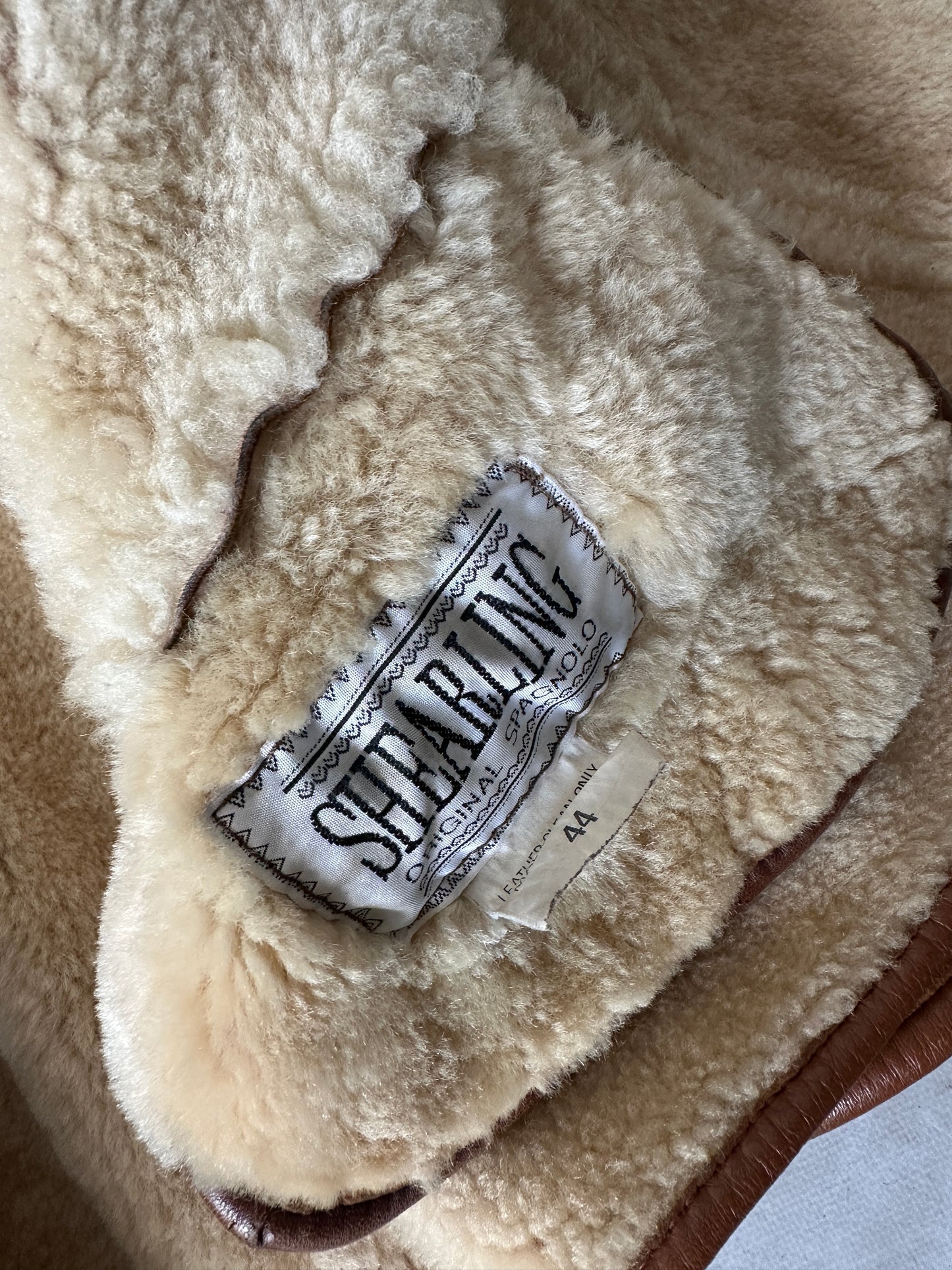 Perfect camel Spanish superior Shearling