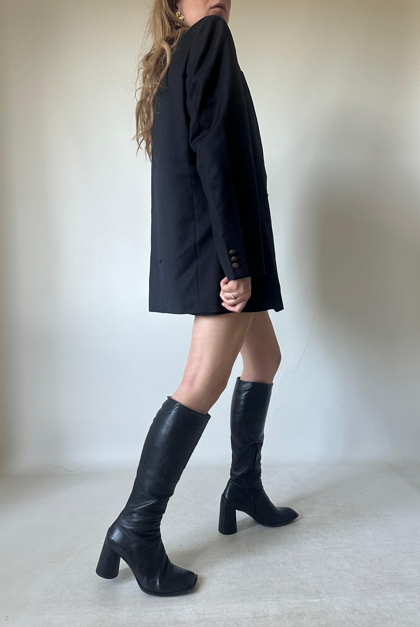 Blazer navy in fresco lana leggera