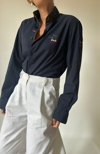 Paul & Shark navy slim shirt