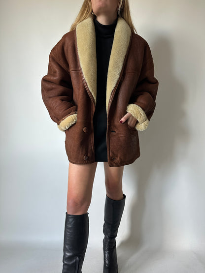 Brown perfect Shearling