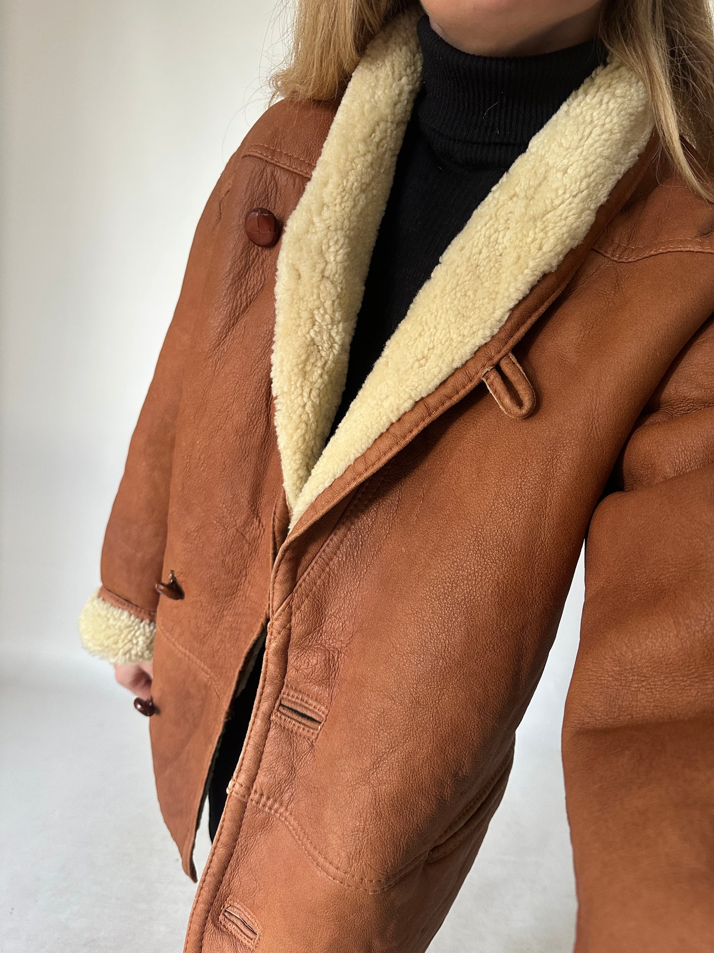 Perfect caramel Shearling