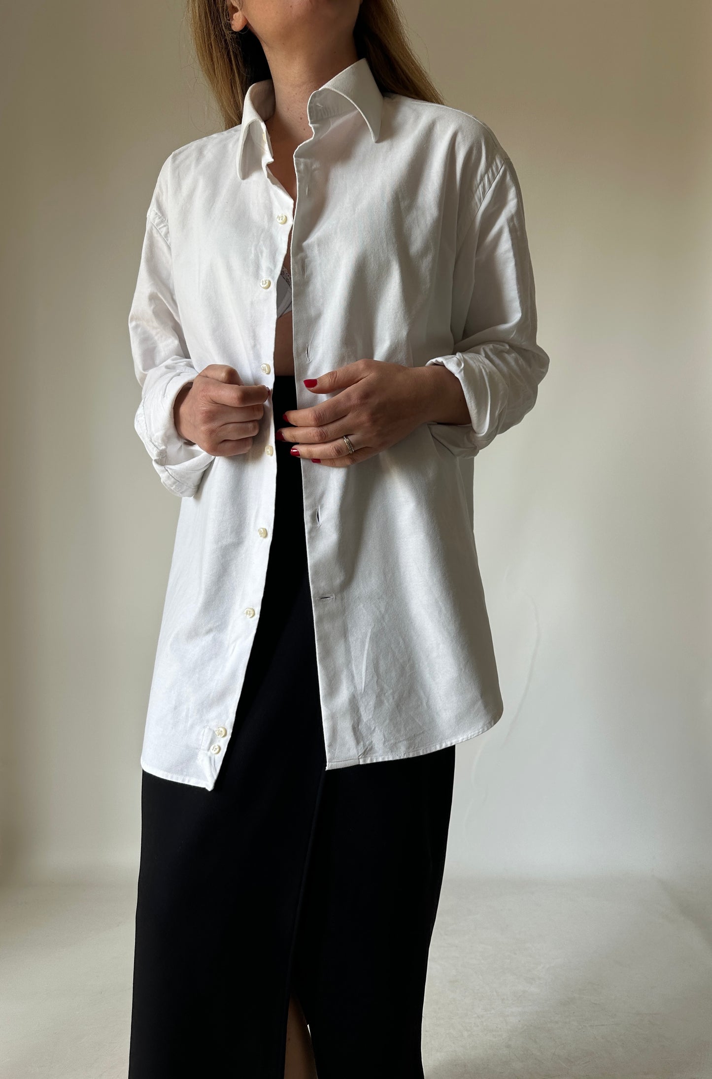 Essential oversize white shirt
