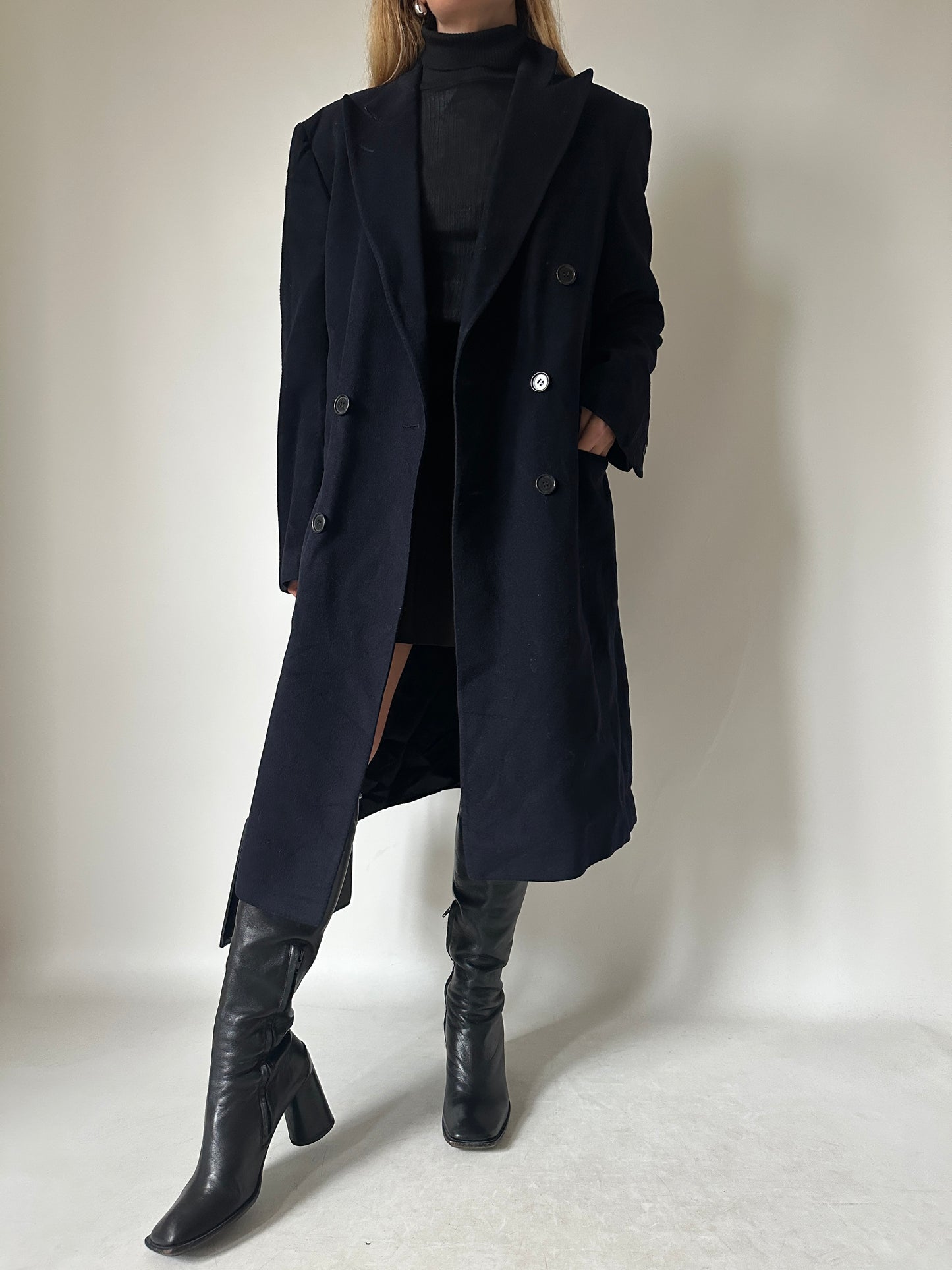 The Frankie extra long wool coat