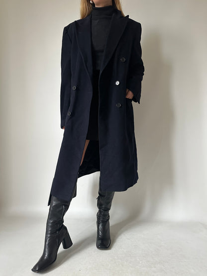 The Frankie extra long wool coat