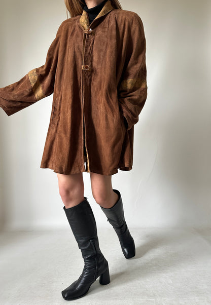 Alviero Martini real suede brown jacket