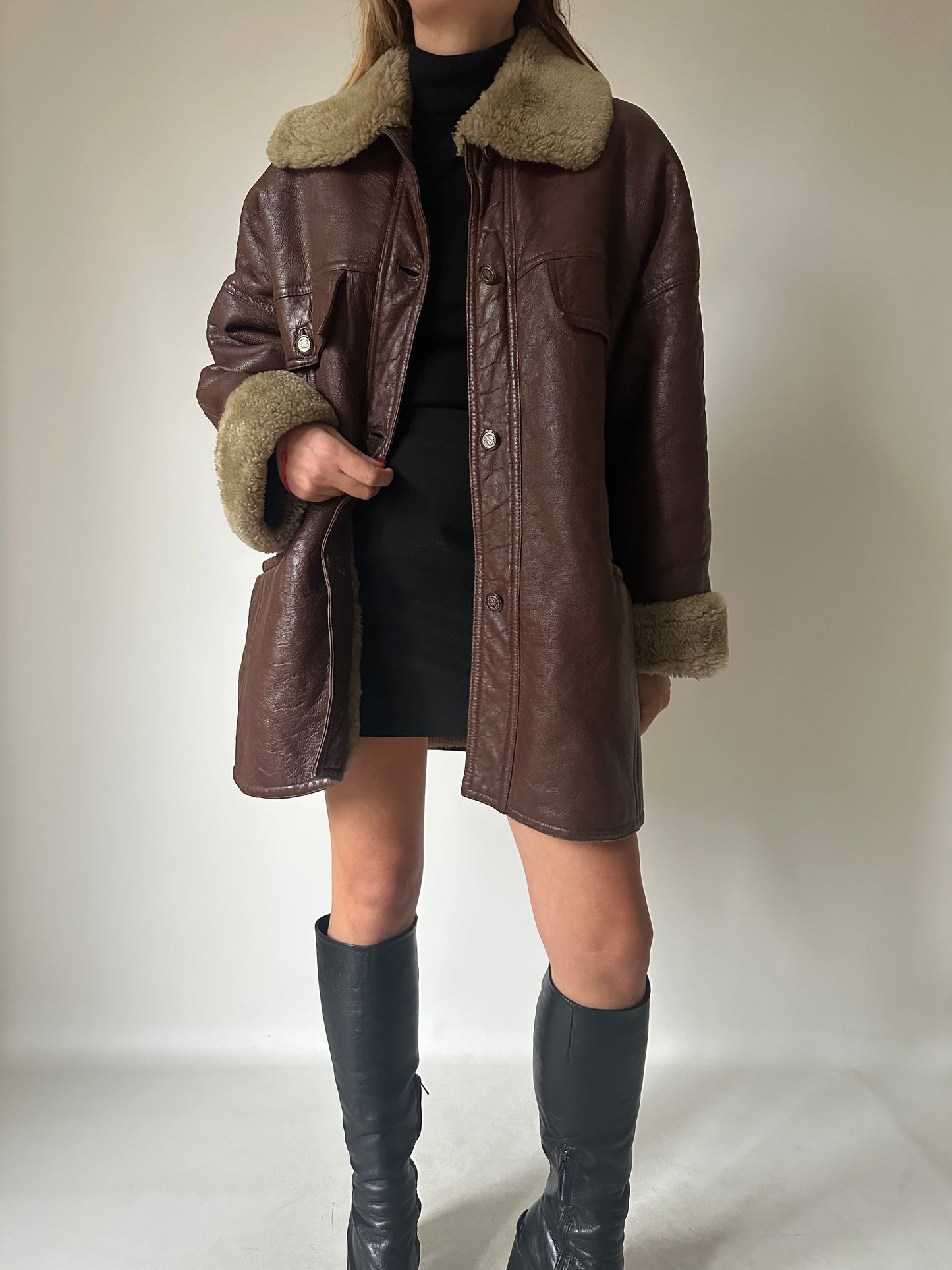 Dreamy brown Shearling