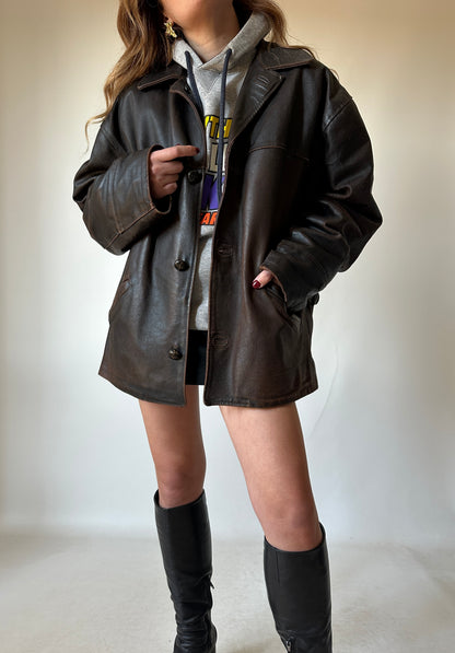 ALAN GORDON rare aviator distressed jacket