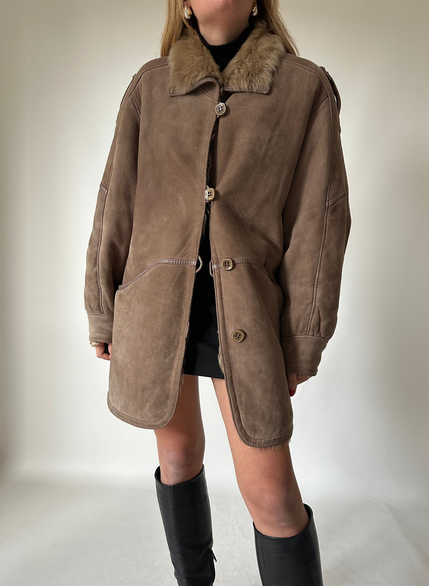 Perfect brown Shearling