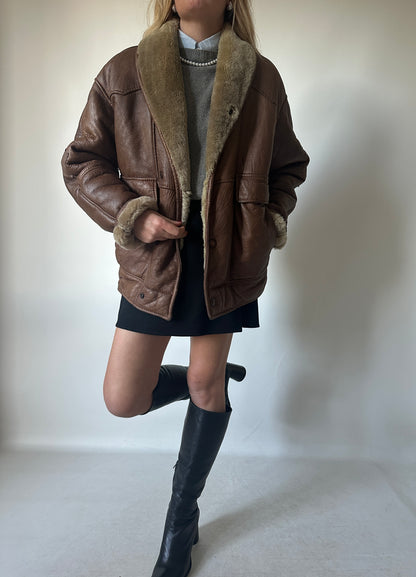 Brown perfect Shearling