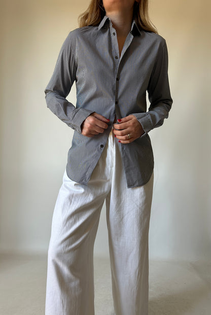 COSTUME NATIONAL vichy petite shirt