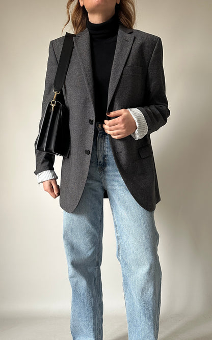 Light wool grey blazer