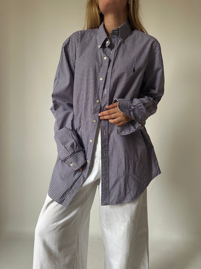 RALPH LAUREN purple oversize shirt