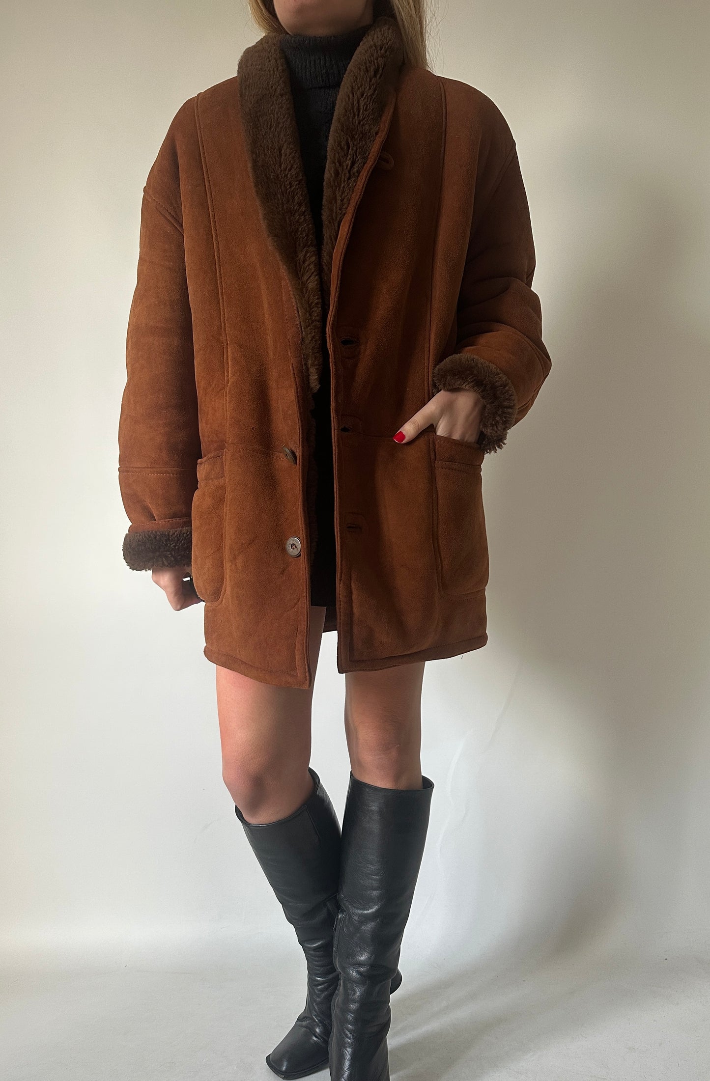 Shearling perfetto cioccolato