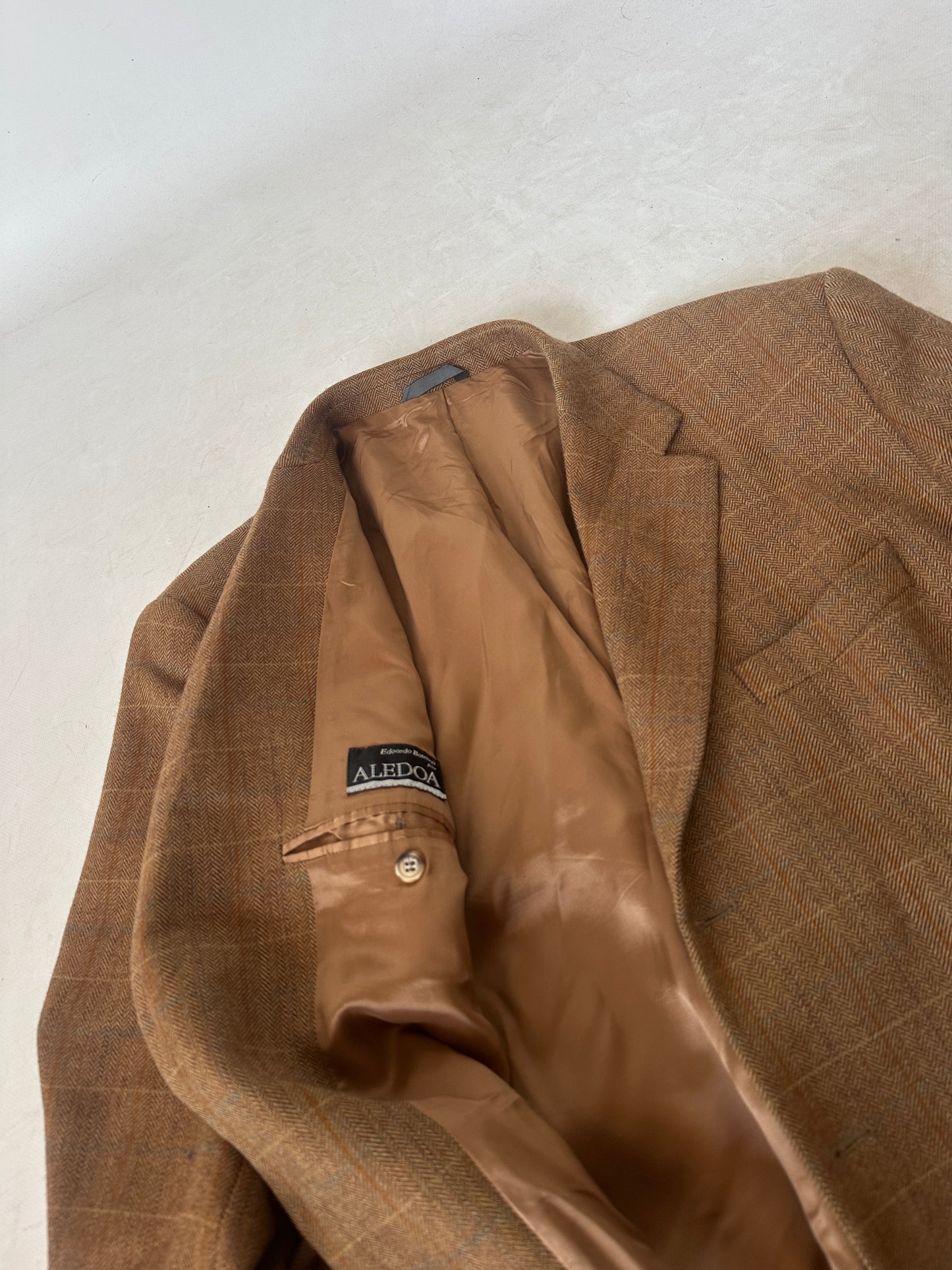 Oversize camel wool blazer