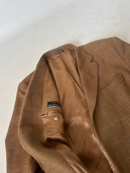 Oversize camel wool blazer