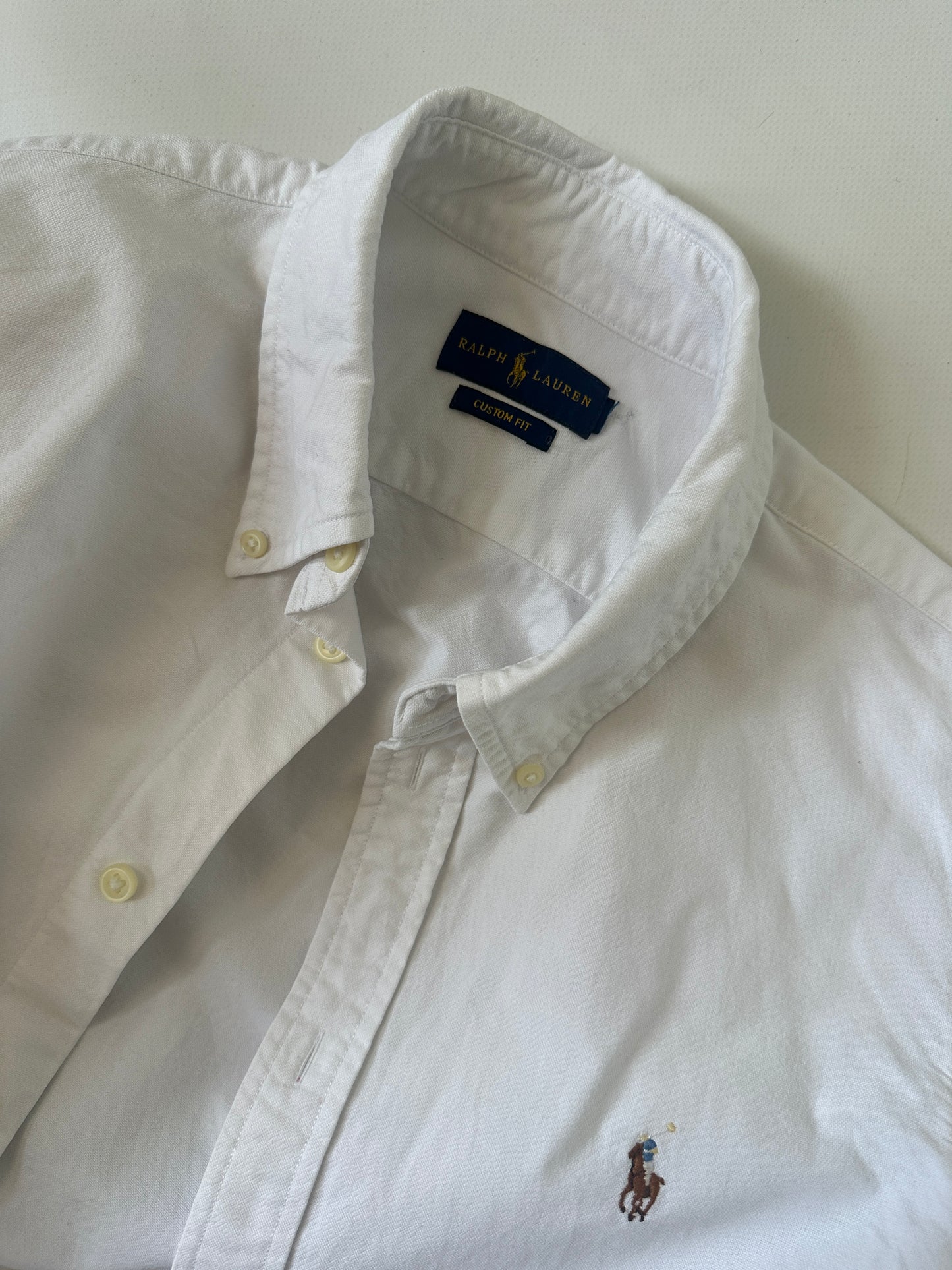 RALPH LAUREN white petite shirt