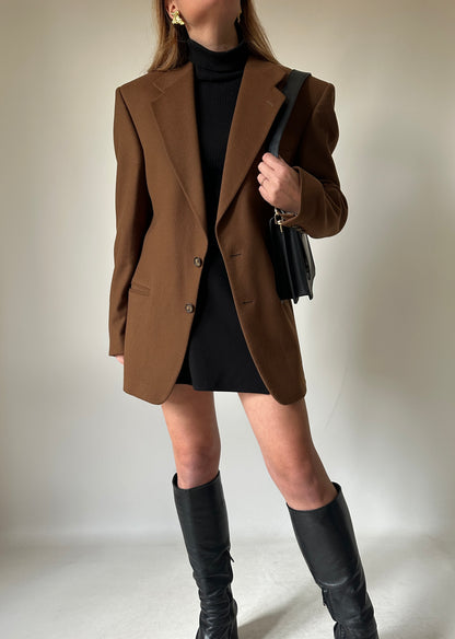 High quality wool camel blazer