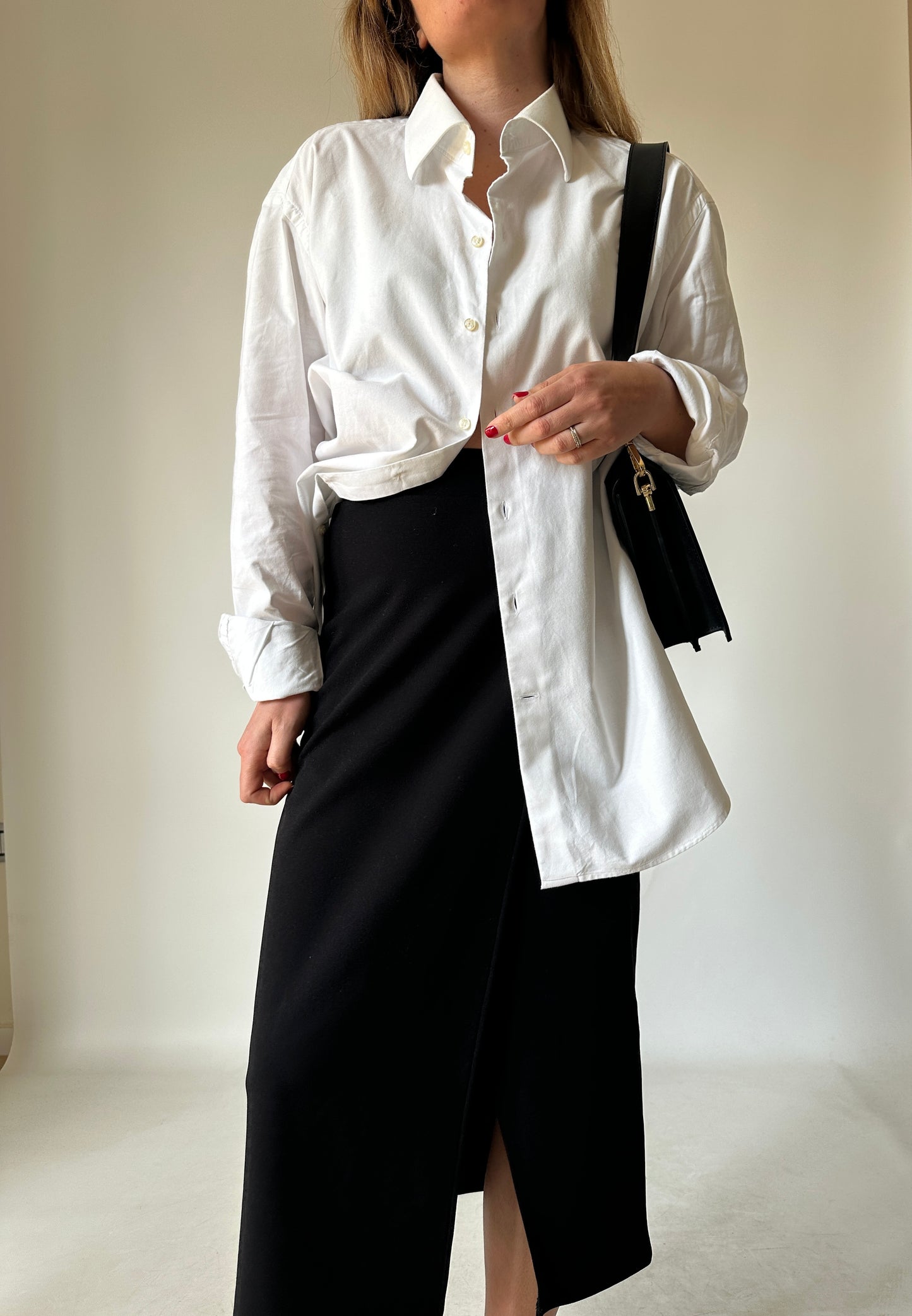 Essential oversize white shirt