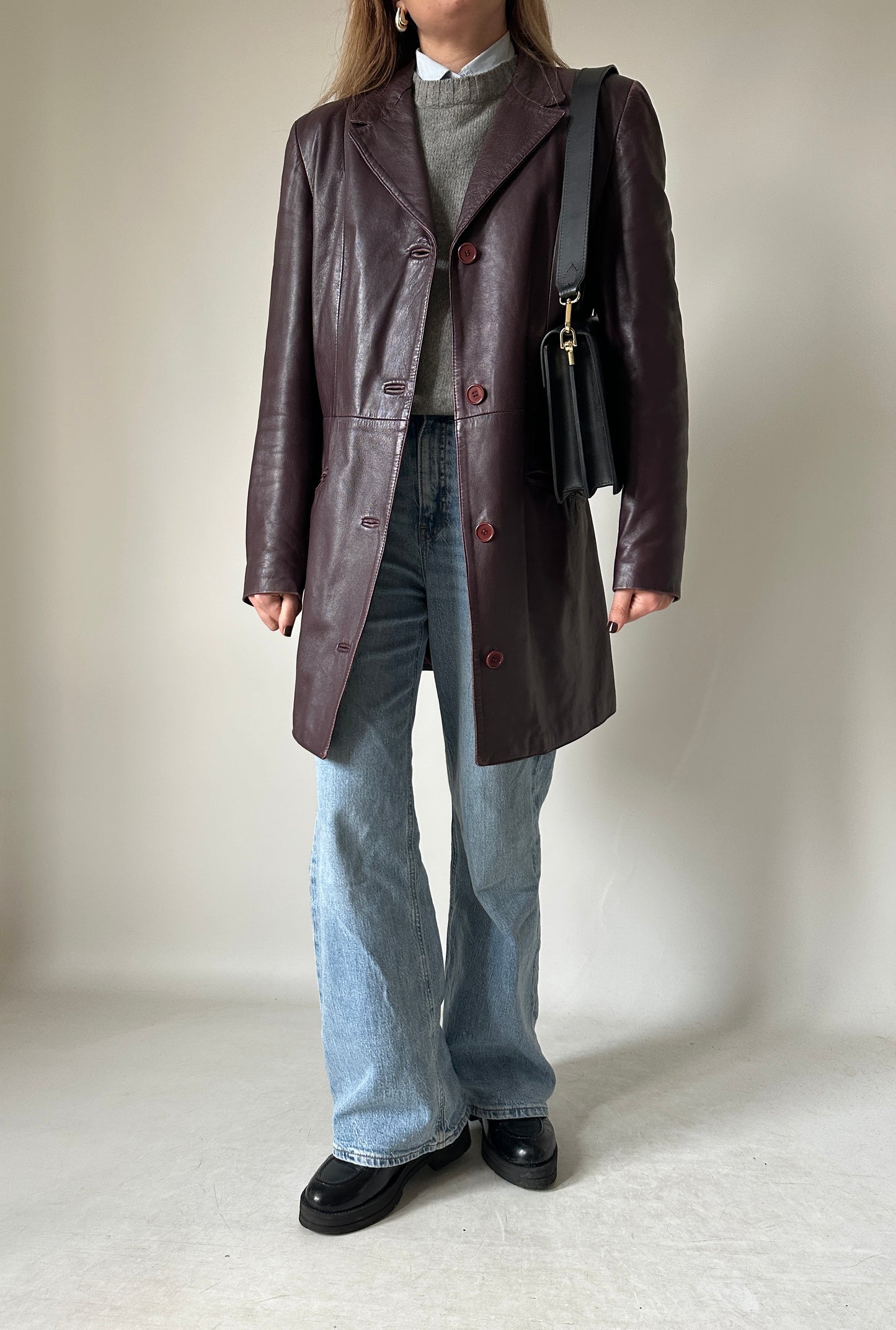 Vinaccia unique leather trench