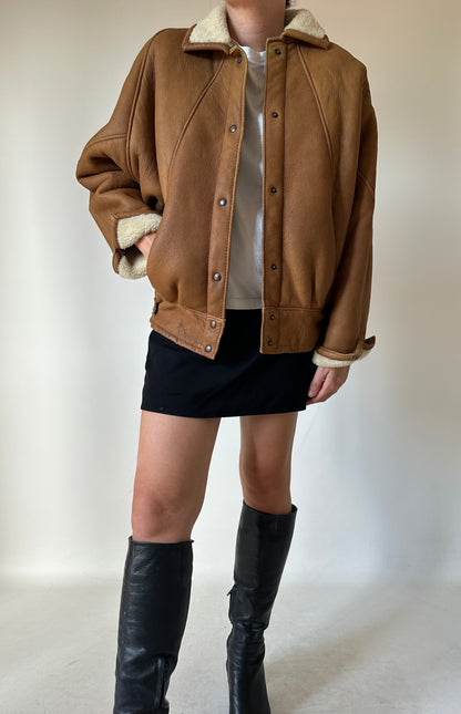 Petite bomber Shearling