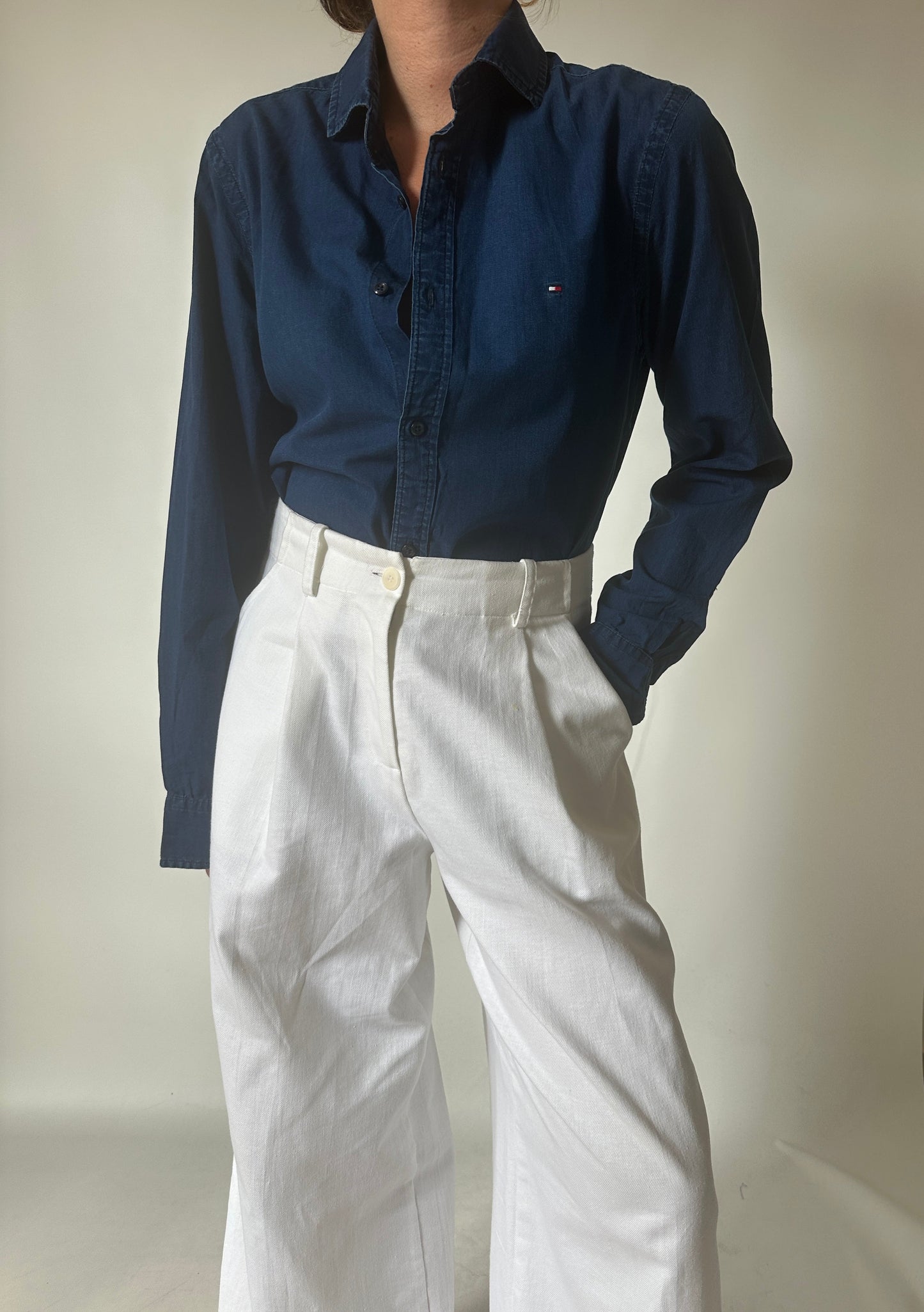 Tommy Hilfiger blue shirt