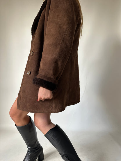 Chocolate petite Shearling