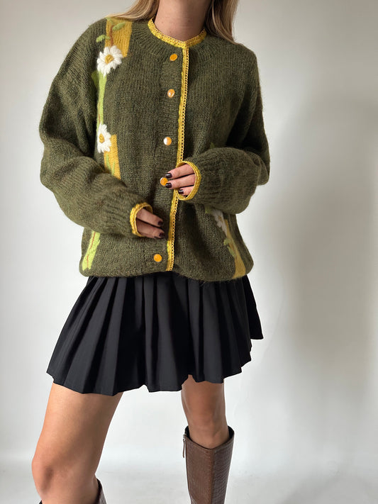 Sweet handmade wool cardigan