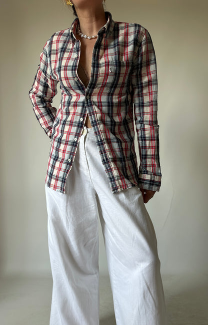 LEVI'S tartan petite shirt
