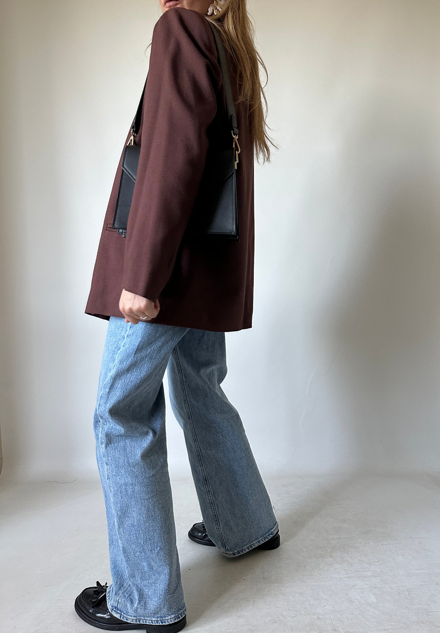 Burgundy precious blazer