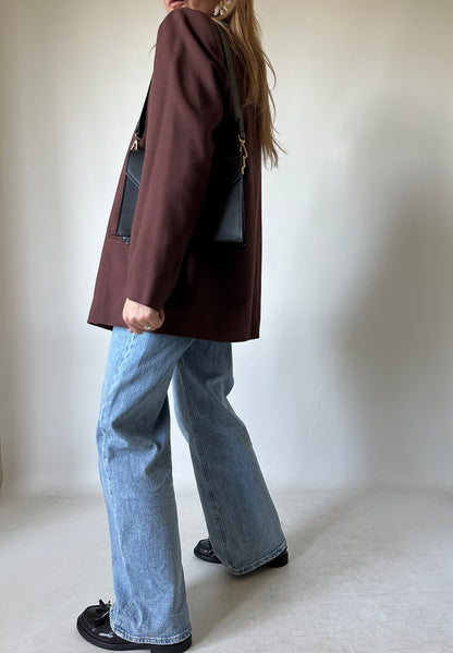 Burgundy precious blazer