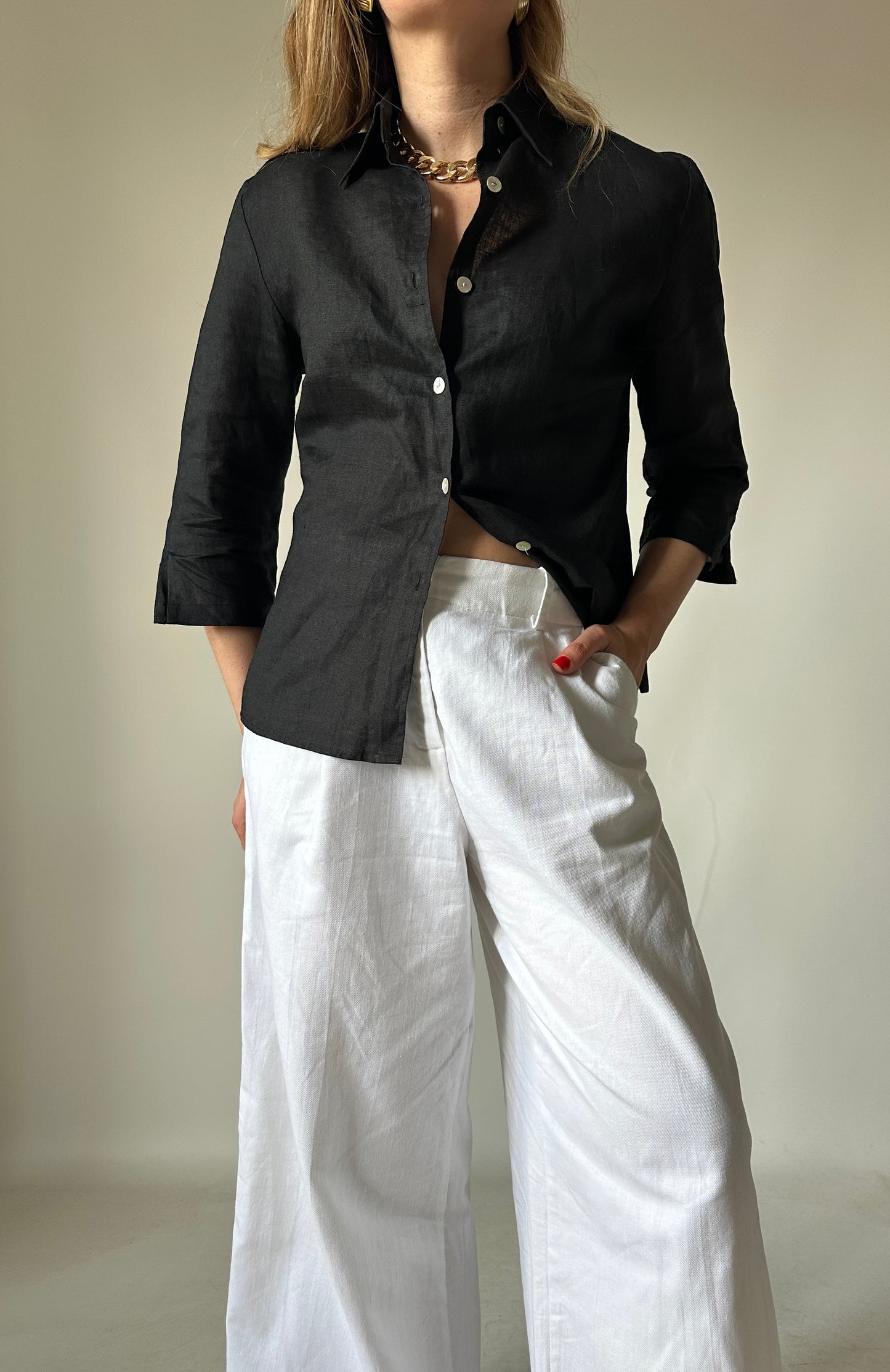La camicia in lino chic