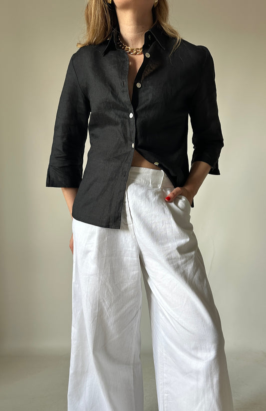 La camicia in lino chic