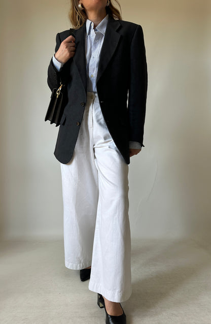 Blazer slim in puro lino