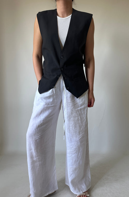 Gilet cool in fresco lana