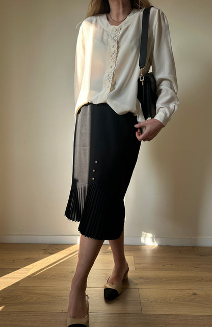 Minimal plisse skirt