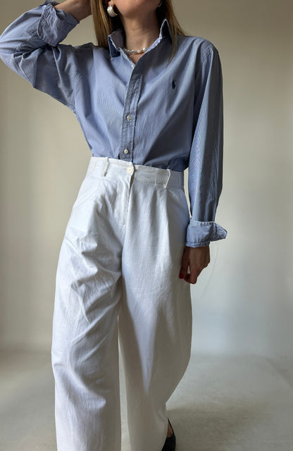 RALPH LAUREN striped blue shirt