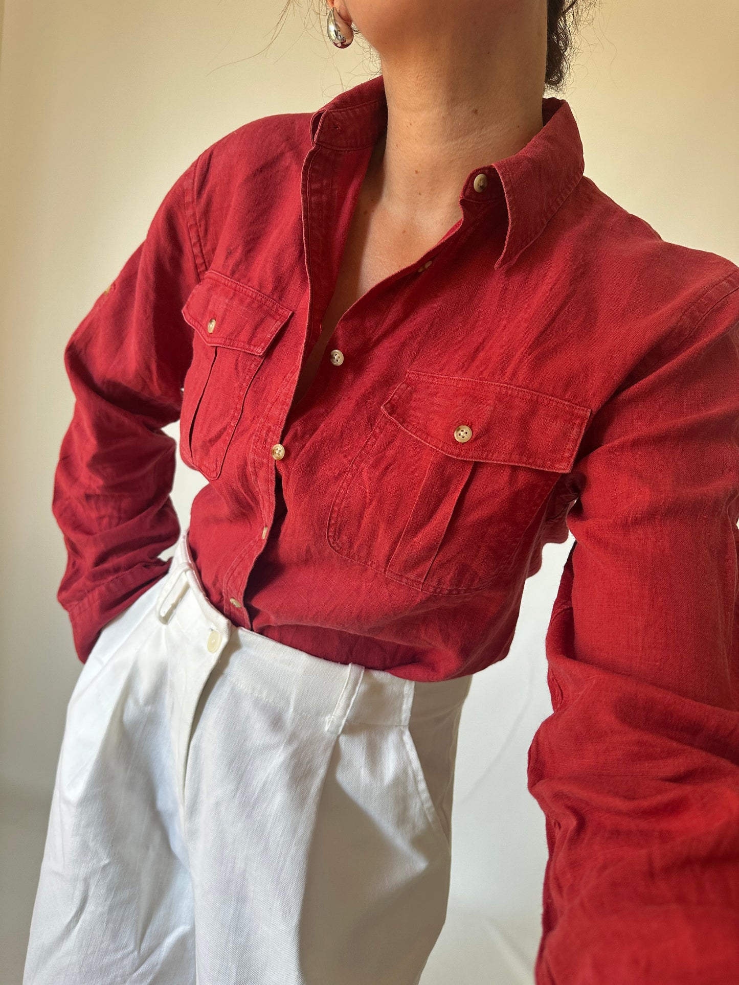 RALPH LAUREN pure linen shirt