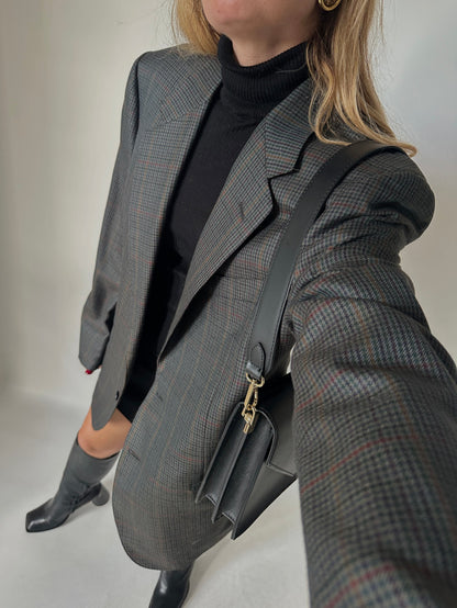 LANVIN pied de poule wool blazer