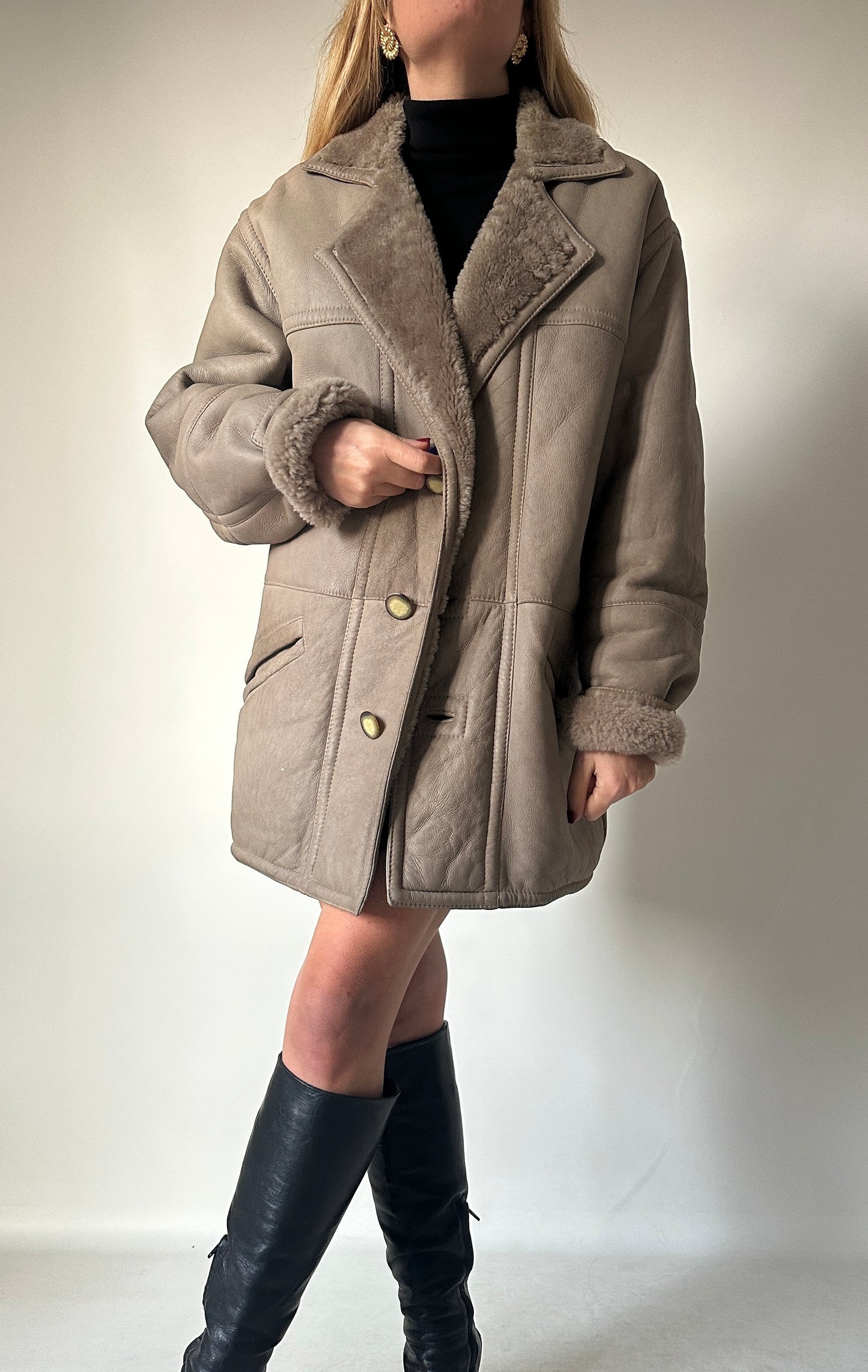 Tortora perfect Shearlingg