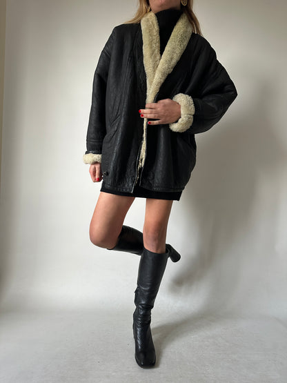 Dreamy black Shearling