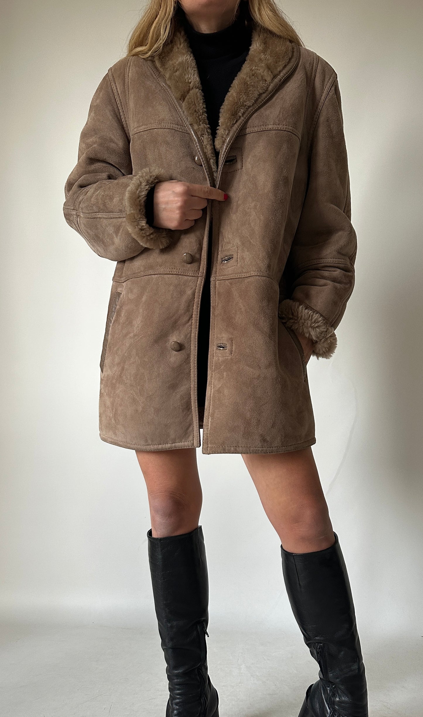 Tortora petite Shearling