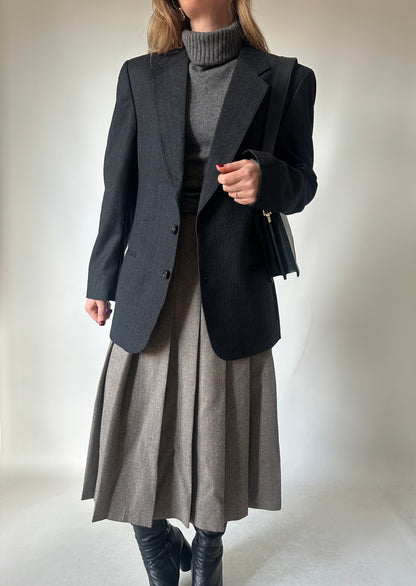 Precious wool pinstriped blazer