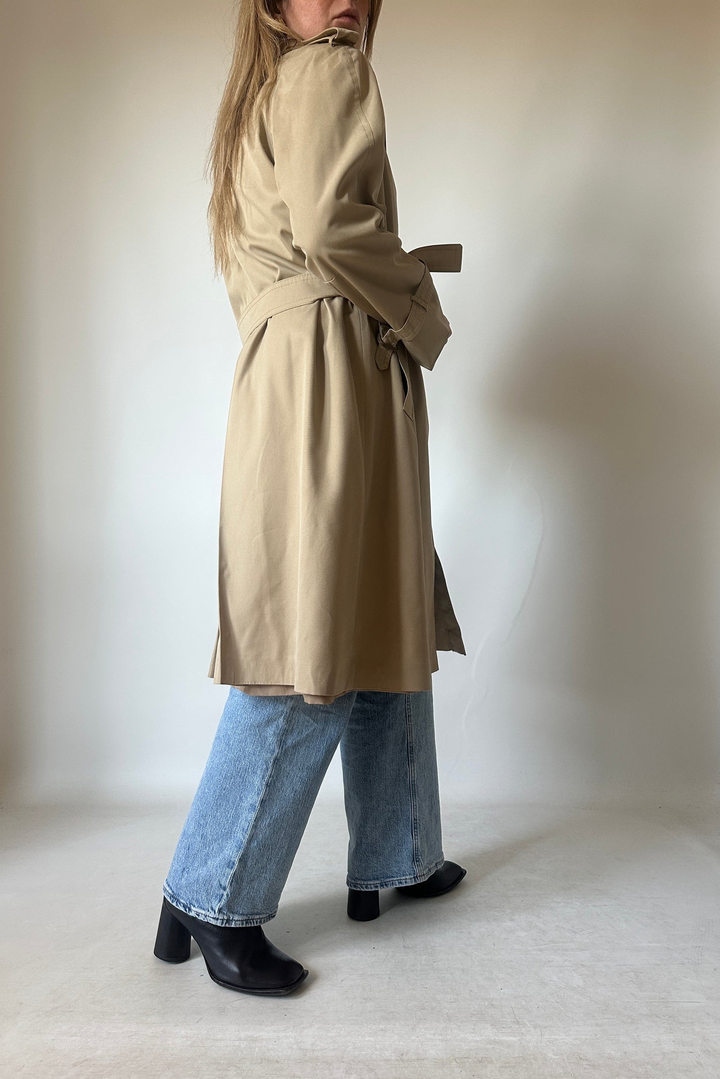 Camel passpartour spring trench